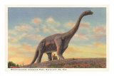 Brontosaure, Dinosaur Park, Rapid City, Dakota du Sud Posters