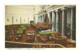 Supreme Court Room, Washington D.C. Posters
