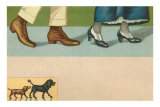 Quatre pieds, deux chiens Posters