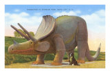 Triceratops in Dinosaur Park, South Dakota Posters