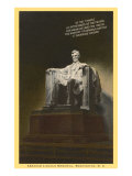 Lincoln Statue, Washington, DC Lámina giclée