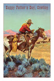 Happy Father's Day, Cowboy Posters