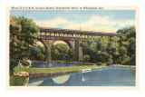 Bridge over Brandywine River, Wilmington, Delaware Posters