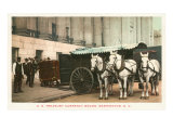 Horse-Drawn Currency Wagon, Washington D.C. Lámina giclée