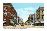 Stadtzentrum Wilmington, Delaware Poster