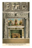Mosaic Mantle, Library of Congress, Washington D.C. Print