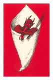 Devil in Paper Cone with Switch Posters