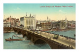Le London Bridge, Adelaide House, Londres, Angleterre Posters