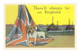 English Bulldog on Union Jack Posters
