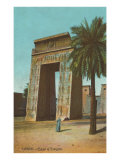 Karnak, Portal of Euergetes, Egypt Lámina giclée