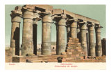 Colonnade, Luxor, Egypt Posters