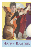 Happy Easter, Rabbit, Lindy Hoppers Posters
