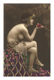 Belly Dancer with Roses Posters Belly Dancer with Roses Posters