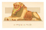 Sphinx de Thanit, représentation, Egypte Posters