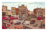 Picadilly Circus, London, England Poster