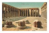 Court at Luxor, Egypt Posters
