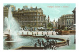 Trafalgar Square, London, England Poster