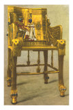Gold Chair from King Tut Tomb, Egypt Pósters Gold Chair from King Tut Tomb, Egypt Pósters