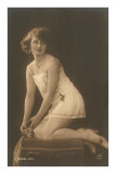 Woman in Slip Pósters