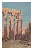 Colonnes à Louxor, Londres, Angleterre Posters