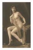 Nude Woman with Wrap Pósters