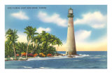 Cape Florida Lighthouse, Miami, Florida Posters