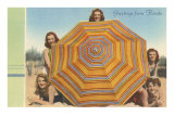 Bathing Beauties and Umbrella Posters