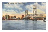 Bridge, Jacksonville, Florida Posters
