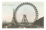 Ferris Wheel, Paris, France Posters