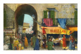 Old Street in Nice, France Posters
