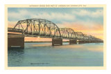 Hathaway Bridge, Panama City, Florida Posters