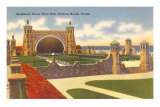 Band Shell, Daytona Beach, Florida Posters