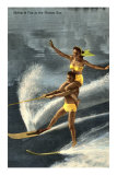 Water Skiers, Florida Prints