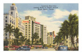 Collins Avenue, Miami Beach, Florida Posters