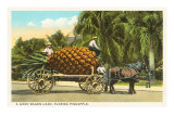 Giant Pineapple on Wagon, Florida Posters