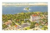 Vue aérienne de Clearwater, Floride Photographie
