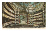 Intérieur, opéra de Paris, France Posters