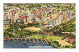 Aerial View of Miami, Florida Posters