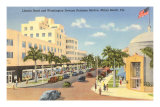 Business Section, Miami Beach, Florida Photo