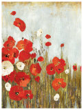 Poppies in the Wind Prints by Asia Jensen