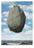 Pyreneitten linna (La chateau des Pyrenees) Poster tekijänä Rene Magritte Pyreneitten linna (La chateau des Pyrenees) Poster tekijänä Rene Magritte