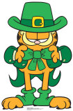 Garfield St Patrick's Day Silhouette découpée