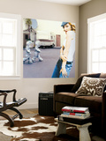 Madonna with Martians Wall Mural