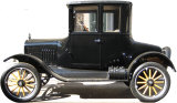 Voiture classique Silhouette découpée