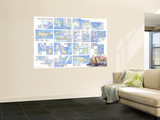 Tourist Islands Of The West Indies Map 1981 Wandgemälde