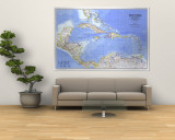 Antilles et Amérique centrale 1981 Reproduction murale géante