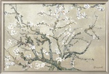 Almond Branches in Bloom, San Remy, c.1890 (tan) Print by Vincent van Gogh