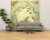 North Pole Regions 1907 Wall Mural – Large