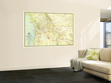 Northwestern United States and Canadian Provinces Map 1941 Mural Northwestern United States and Canadian Provinces Map 1941 Mural