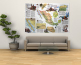 Travelers Map Of Mexico Map 1994 Mural Travelers Map Of Mexico Map 1994 Mural
